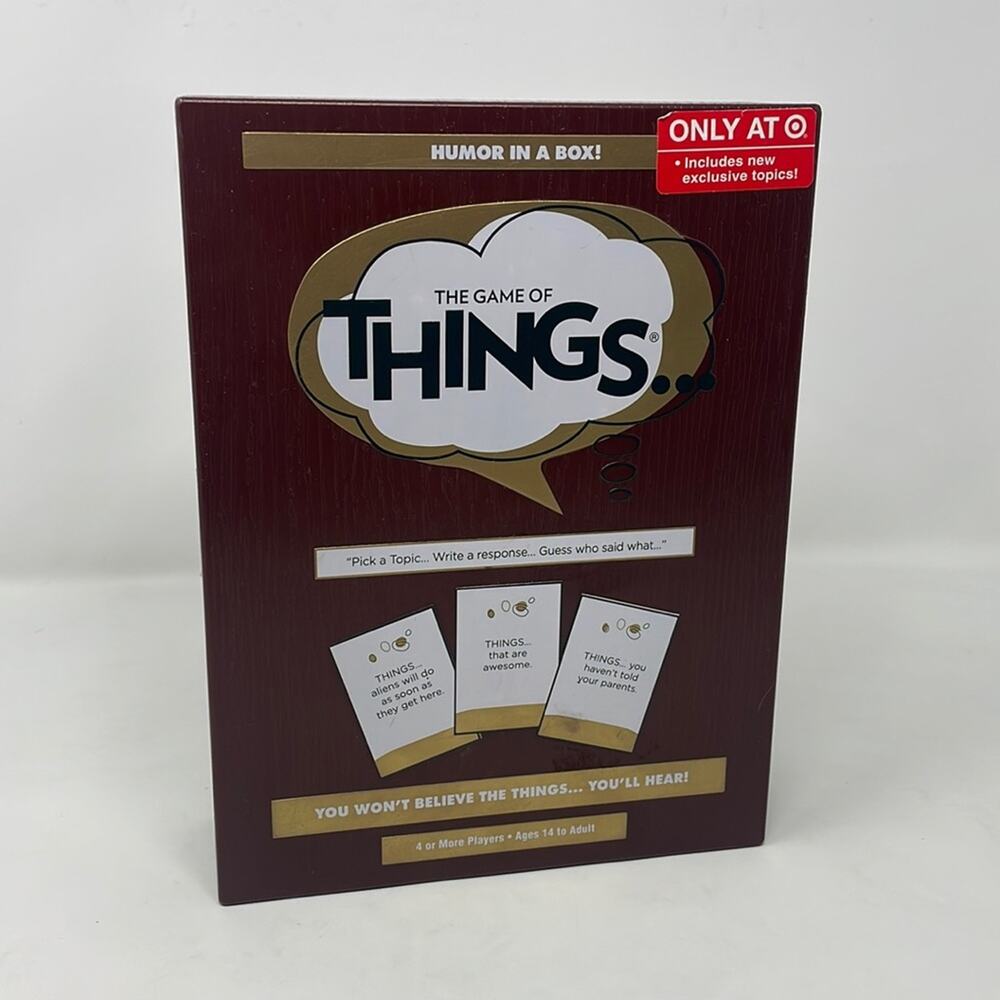NIB The Game of Things card game